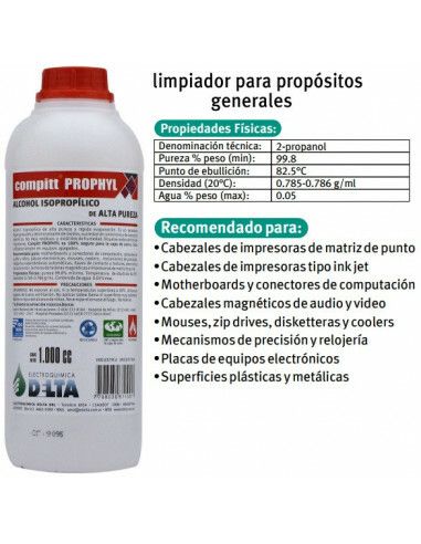 Alcohol Isopropílico 99.5% 900 ml Losaro Spray Caja de 20 Unidades